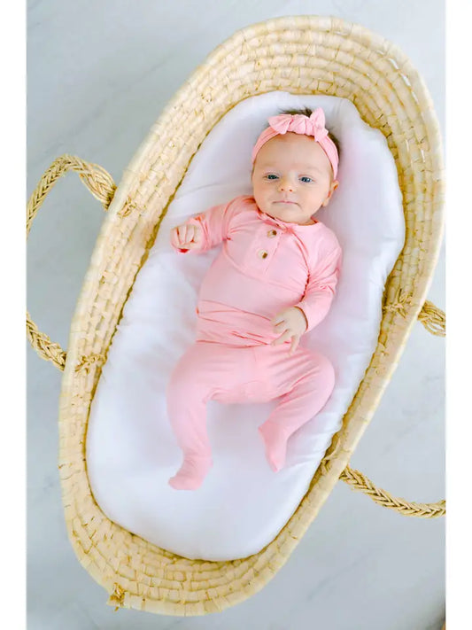 Baby Pink Newborn Two Piece Outfit