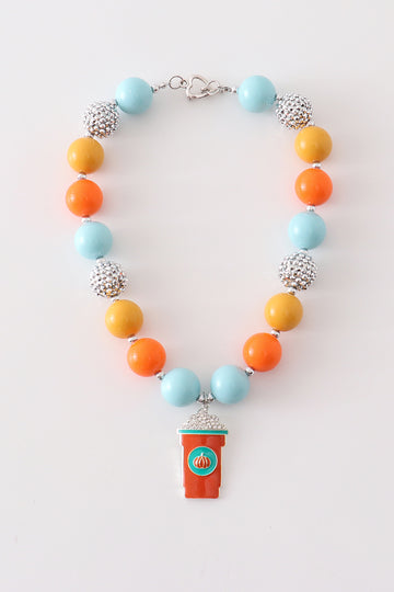 Pumpkin Spice Bubble Necklace