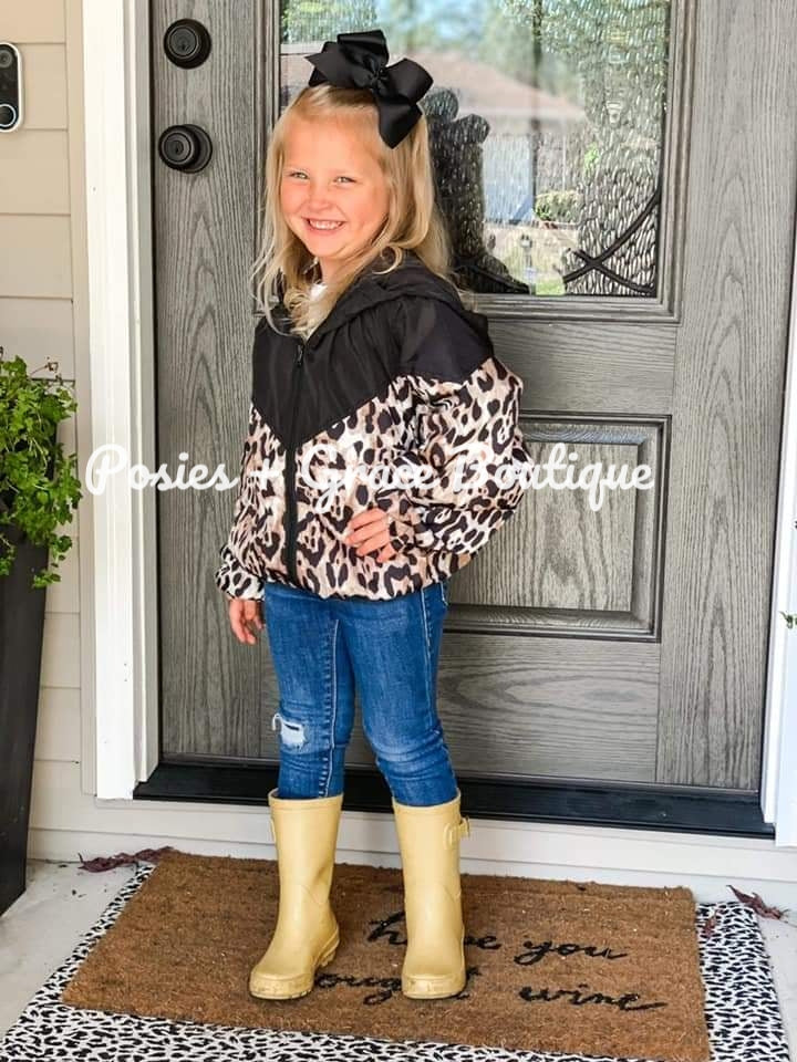 Leopard Weatherproof Jacket