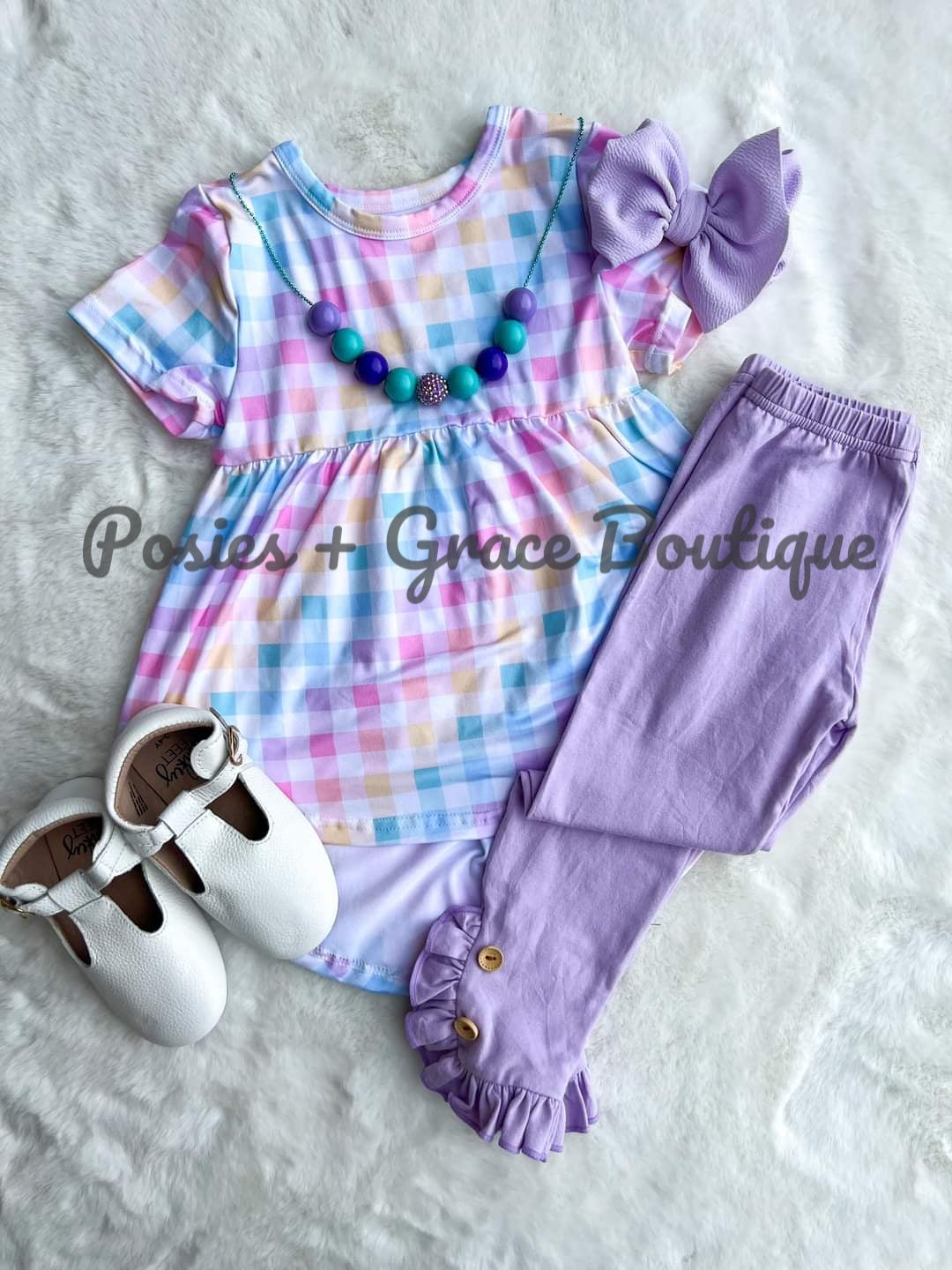 Spring Peplum and Leggings Set