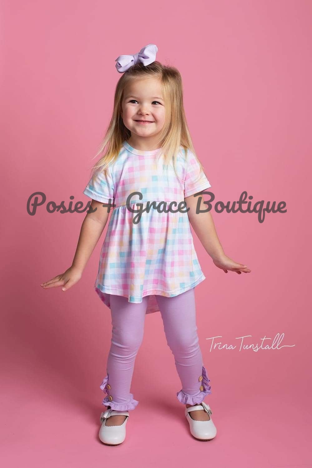 Spring Peplum and Leggings Set