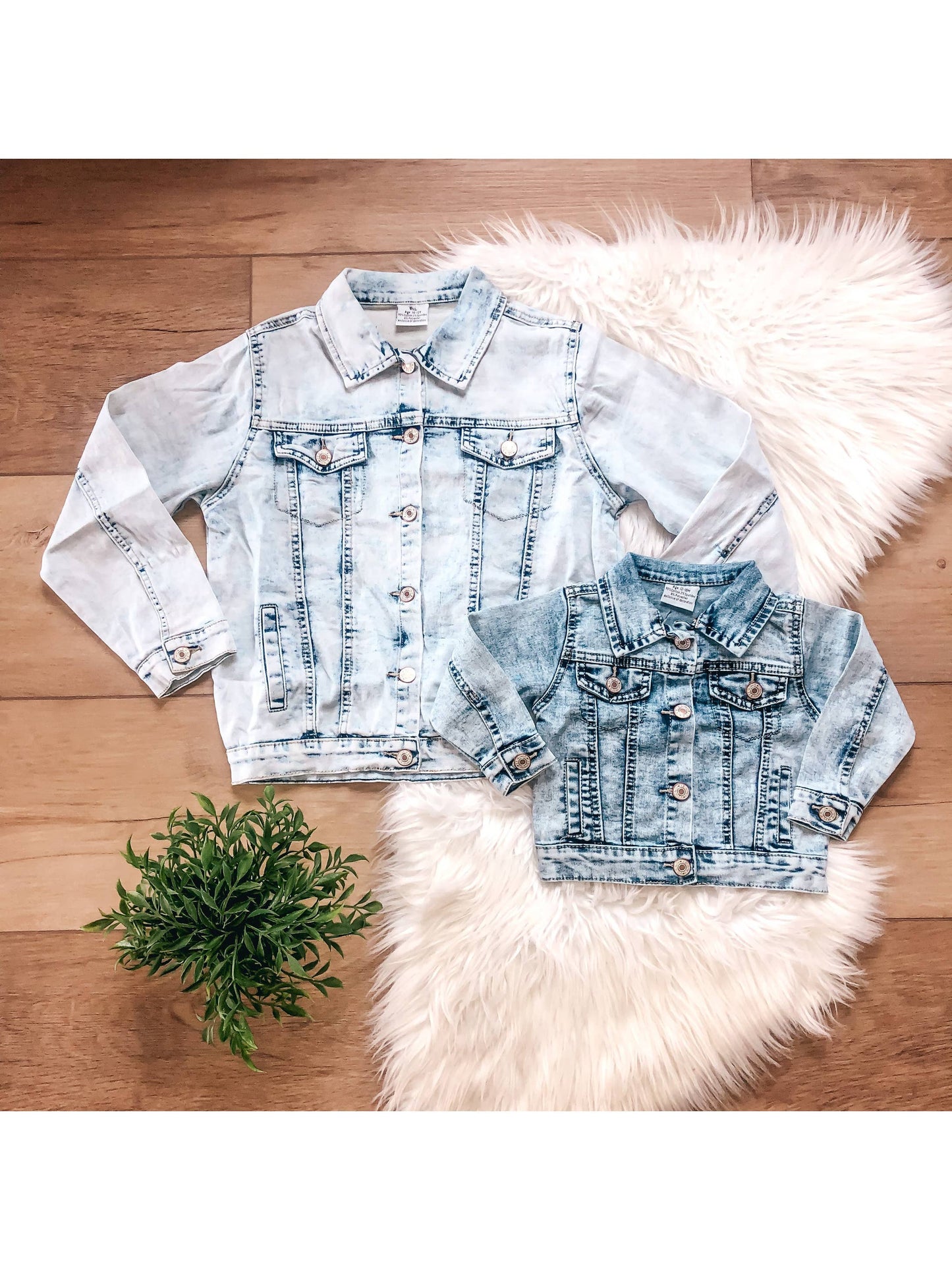 Personalized Chenille Patch Jean Jacket